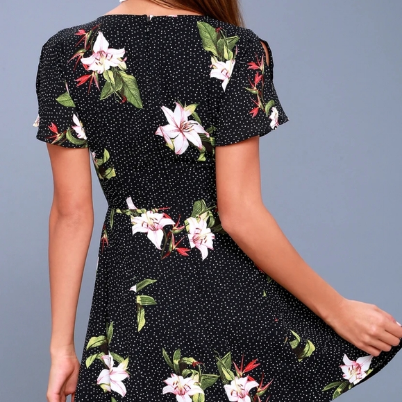 Lulu's floral skater dress - Picture 6 of 11